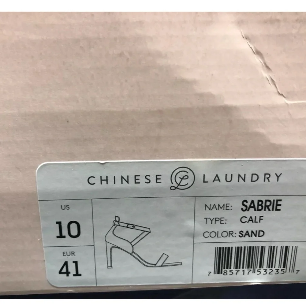 Chinese Laundry Women’s Sabrie Ankle Strap Heeled Sandals, Size 10 M.